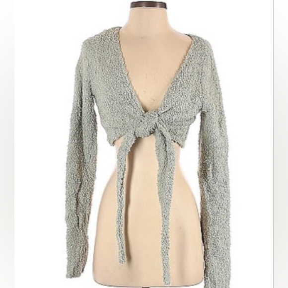 Skims Tie up Sweater - Picture 2 of 5